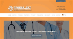 Desktop Screenshot of desertskymedicine.com