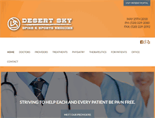 Tablet Screenshot of desertskymedicine.com